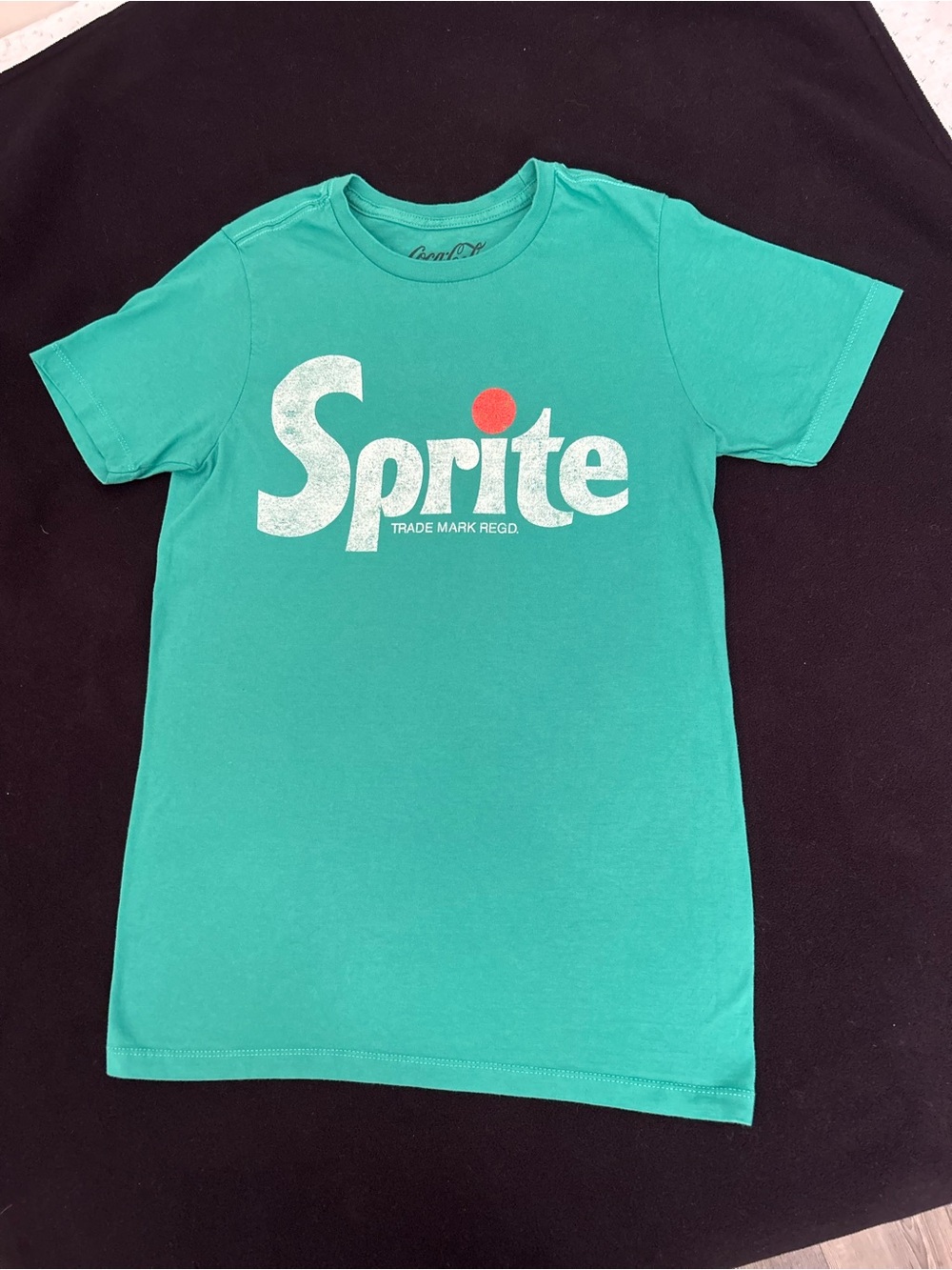 Coca Cola Teal Sprite Logo womens Short Sleeve Tee